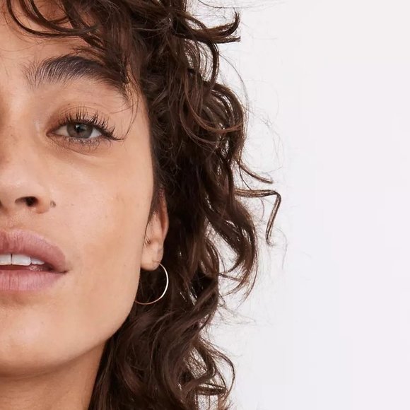 Madewell Jewelry - [NWT] Madewell 14k Gold-Filled Medium Hoop Earrings